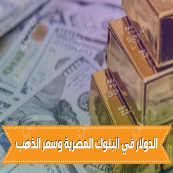 أسعار صرف الدولار في البنوك المصرية 862023 وسعر الذهب