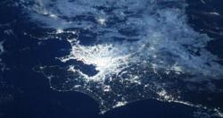 ناسا تنشر صوره لطوكيو من الفضاء خلال الالعاب الاولمبيه