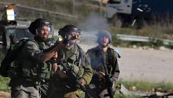مواجهات بين الفلسطينيين وقوات الاحتلال الاسرائيليه جنوب جنين