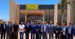 رئيس موانئ البحر الاحمر يستقبل وفد نقل النواب فى مطار شرم الشيخ صور