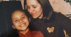 نوستالجيا نيللى كريم تستعيد ذكريات طفولتها بصوره مع والدتها