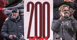 ليفربول يحتفل بيورجن كلوب اسرع مدرب يحقق 200 انتصار فى تاريخ النادى