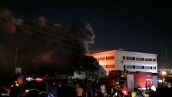 حريق في مستشفى ذي قار بالعراق ارتفع عدد القتلى إلى 41 بالفيديو