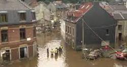 بعد انقطاع الفيضان ، أعاد أكثر من 90٪ من المنازل البلجيكية الكهرباء