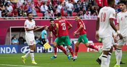 كاس العرب 2021 المغرب ثانى المتاهلين لربع النهائى برباعيه امام الاردن