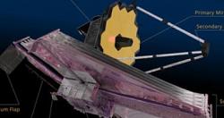 تلسكوب جيمس ويب الفضائى يقوم بتشغيل هوائى عالى الكسب