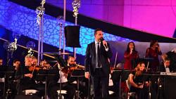 وائل جسار يقدم شكرا خاصا لوزيره الثقافه بحفله بمهرجان الموسيقى العربيه
