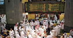يغطي اللون الأحمر بورصة الخليج في منتصف نهار الأربعاء ، باستثناء الارتفاع في سوق دبي