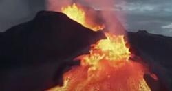 فيديو بدء ثوران بركان فى جزيره لا بالما الاسبانيه
