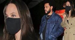 حب جديد ولا ايه؟ انجلينا جولى فى عشاء رومانسى مع The Weeknd صور
