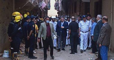 The director of the security of Giza inspecting a gas leakage in Baqar and the death of 3 and the injury of 5 students