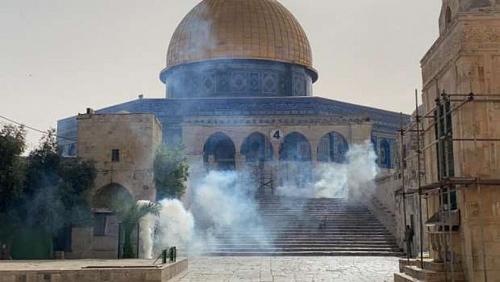 The latest Palestine news today is new violations in AlAqsa and the sky of Gaza burns
