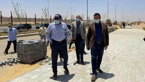 Housing officials are inspecting the projects being implemented in the administrative capital