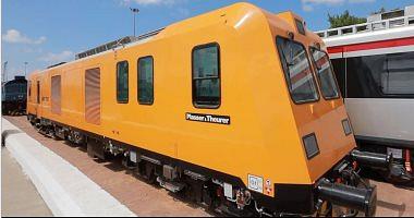 For the first time in Egypt a machine for ultrasonic railway
