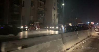 The collision of 4 cars on Mariouteyas circuit towards the road