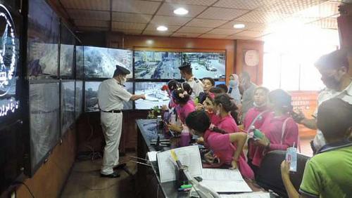 The interior organizes school students visit to Lake Security and Minya security managers