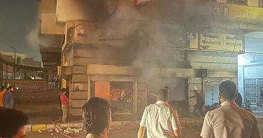Control of a fire in an antiques and interested in the tenth of Ramadan