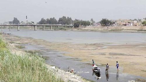 The reality of the level of the Euphrates River for less than half