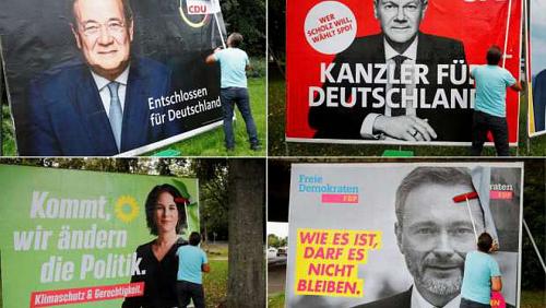 German elections 2021 according to opinion polls loss of Merkel candidate