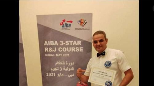 The Kuwaiti Boxing Union congratulates Egyptian rule Mohammed Kamal with a Star3