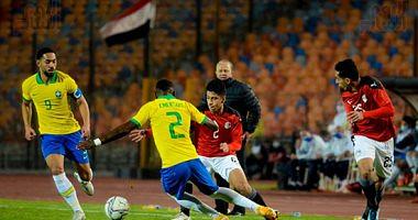 Egypt and Brazil watched the other goals facing the Pharaohs and the Samba stars