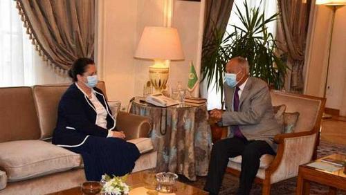 Aboul Gheit discusses strengthening cooperation with the United Nations Development Office