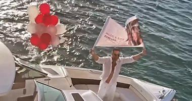 Love forever Majid Al Masry celebrates the birthday of his wife Rania amid seawater photos