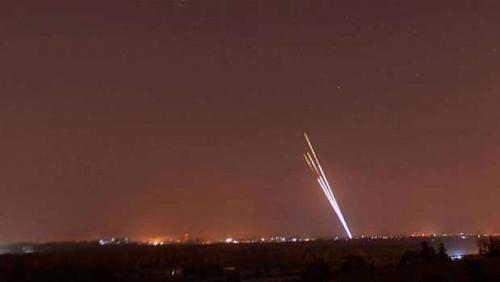 URGENT Israeli occupation forces monitored 180 rockets from Gaza towards Israel