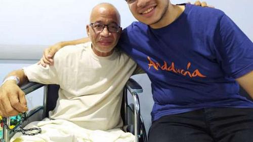 The first appearance of Ibn Sherif Desouki next to his father in the hospital
