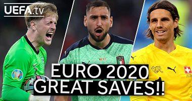 Watch the most prominent goalkeepers in Euro 2020