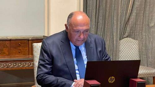 Shukri discusses with Libyas foreign minister to hold elections at the end of the year