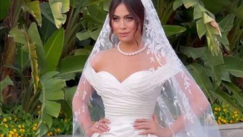 The first pictures of the wedding of the young artist Hajar Ahmed