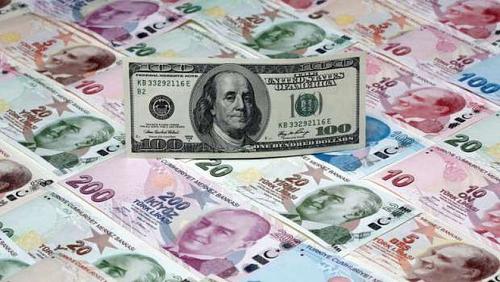 The Turkish lira is falling 02 against the US dollar today