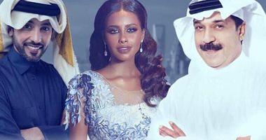 Abdullah AlRuwaished and Dalia Mubarak joys a concert in Saudi Arabia 25 June