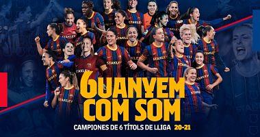 Barcelona Womens Team Championship for the Spanish league for the sixth time respectively