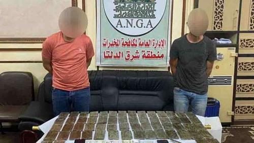 The seizure of 60 casing in the internal giza continues to pursue drug traffickers