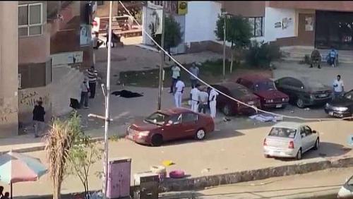 The first video of the killing of the wife and suicide of her husband in Nasr City