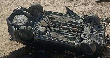 4 people injured in an angel car coup in Garb Zafarana
