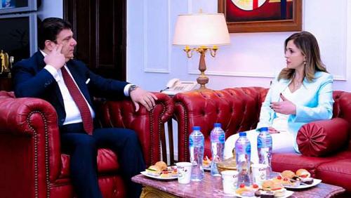 Hussein Zain meets the Lebanese media minister to discuss ways of cooperation