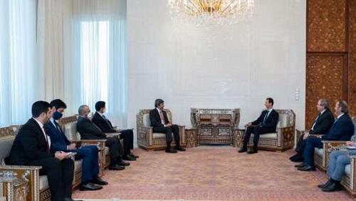 Emirates Foreign Minister in the first visit to Damascus support stability efforts in Syria