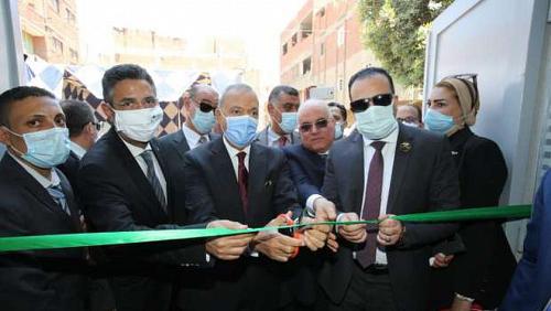 In the presence of the President of the Commission Governor of Qalioubia opens 3 post offices after its development