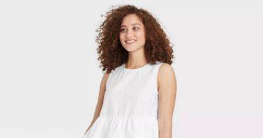 Fashion 2021 white summer dresses and pav sleeves
