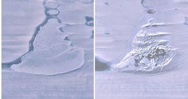 The disappearance of a giant lake on the South Polar Pictures