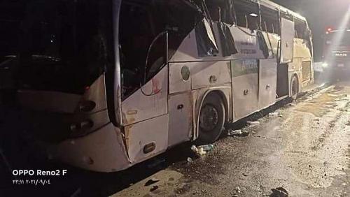 The Suez bus accident is the excess speed accused