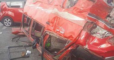 10 people injured in a microbus coup accident in AbuSumble in Aswan