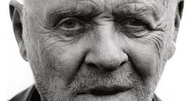 Anthony Hopkins tops the casing of Luomo Vogue magazine in the famous white