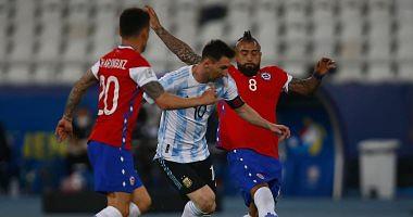 Summary and goals of Argentina vs Chile in Cuba America