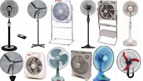 Coinciding with high temperatures I know the prices of fans and types in the market