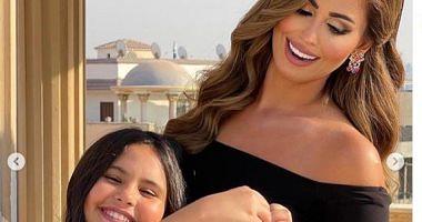Mai Selim and her daughter in a new photography session pictures