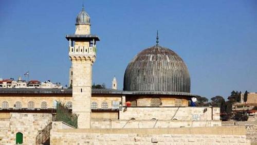 The AlAqsa Mosque was destroyed because of 4 earthquakes and a description of Muslims